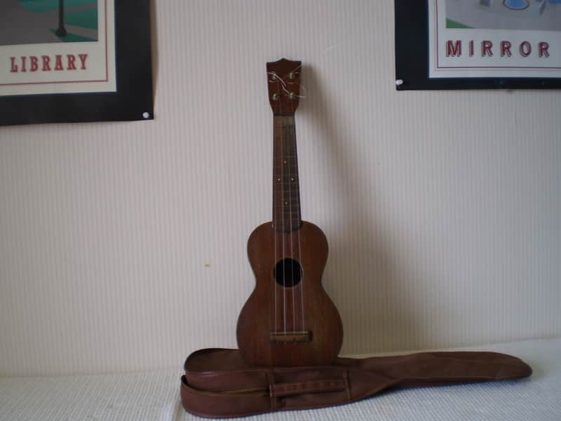 1950 Martin Ukulele Mahogany Brazilian Rosewood Vintage Soprano Model Nice! image 1