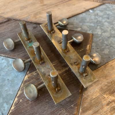 Real Life Relics Kluson Aged Nickel 3+3 On A Plate Lap Steel Tuning Machines KDLS-3-N image 4
