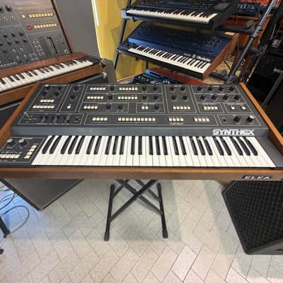 Elka Synthex 1980s - Black image 2
