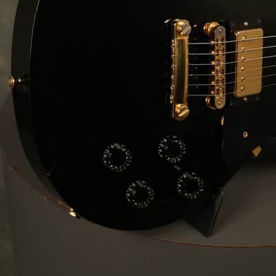 1994 Gibson Les Paul Studio Black/Ebony with GOLD hardware image 12