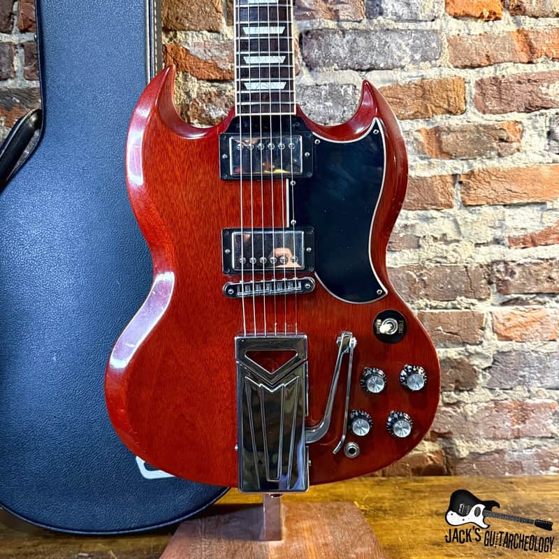 Gibson '61 Les Paul (SG) Tribute Electric Guitar (2013 - Cherry) image 1