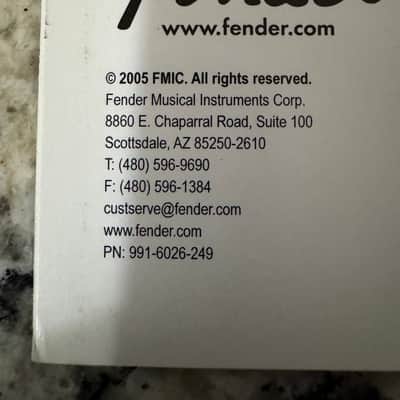 Fender  Frontline Extra 2005 stratocaster telecaster Harley Davidson Mary Kaye 58 custom shop big block Highway one blues deluxe Deville jazz King reggie Hamilton jazz base 50s precision bass  SRV image 12