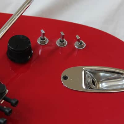 1986 Hamer USA Chaparral Electric Guitar - Red Finish - Rare Mini Toggle Pickup Selectors image 3