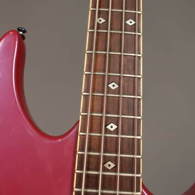 Kramer Forum IV 4 String Bass Japan 1980's Magenta image 6