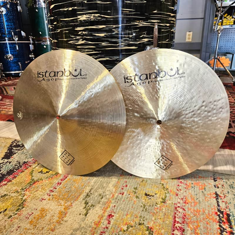 Istanbul Agop 14" Traditional Jazz Hi Hats 908g/1093g image 1