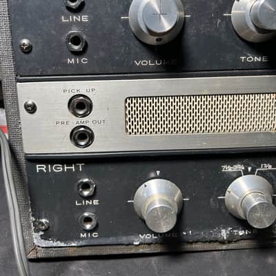 CROSS FIELD AKAI M-8 Stereo Tube Reel-to-Reel - Working Tube Preamps - PLAY Needs Belt image 6