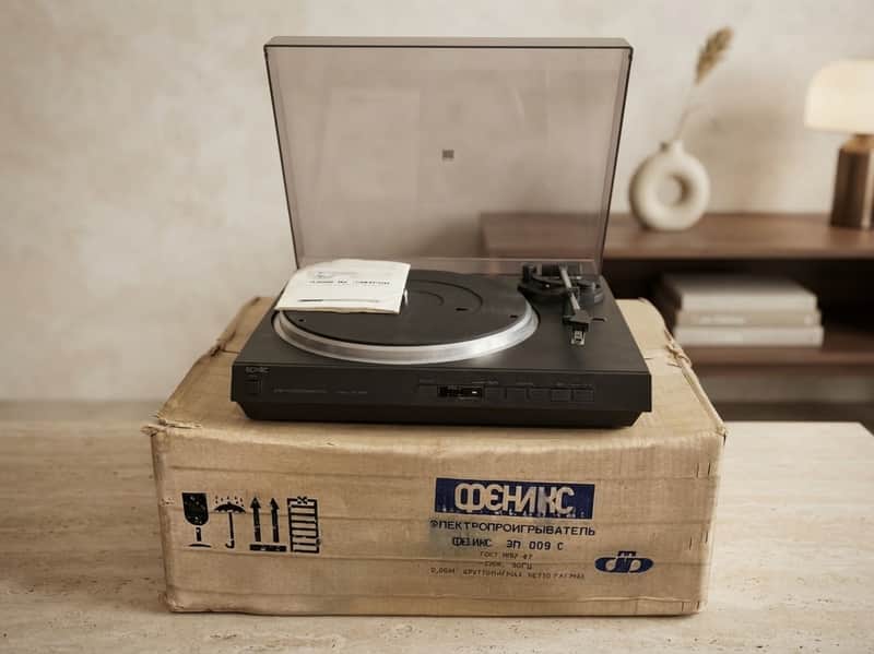 Phoenix EP-009 Quartz Rare Vintage MINT Turntable Working Soviet Warranty image 1