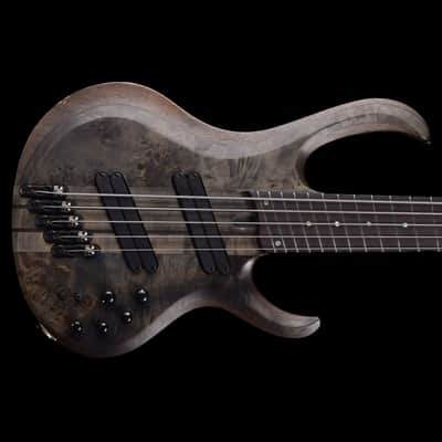 Ibanez BTB805MS-TGF Bass Workshop2023 - Transparent Gray Flat image 1