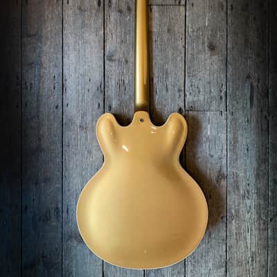 2013 Limited Edition Gibson ES-335 Dot in Gold finish with hard shell case image 4