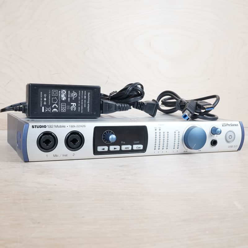 PreSonus Studio 192 USB Audio Interface 2016 Silver w/ Power Supply, USB Cable Bild 1