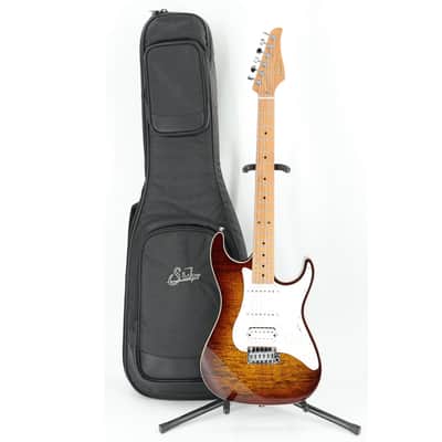 Suhr Standard Plus HSS Guitar w/ Roasted Maple Fingerboard - Bengal Burst image 8
