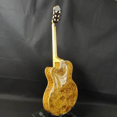 Yunzhi Archtop Jazz Guitar 2021 Natural Golden image 1