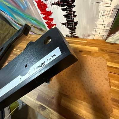Thorens TD 316 Turntable Black Plinth And Metal Board Part Repair image 24