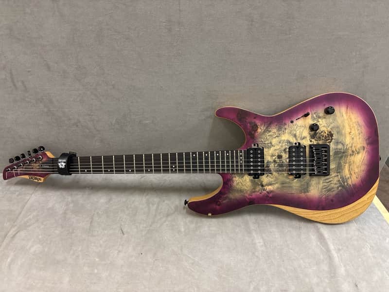 Schecter Reaper-6 Diamond Series 2019 - Aurora Burst image 1