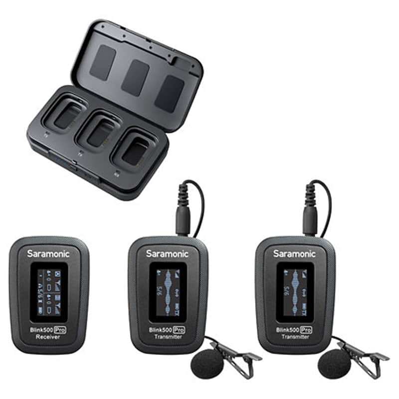 Saramonic Blink 500 Pro B2 2-Person Wireless Omni Lavalier 2.4 GHz Mic System image 1