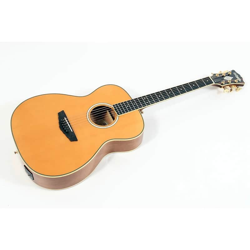 D'Angelico Excel Tammany OM Acoustic-Electric Guitar - Vintage Natural image 1