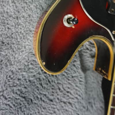 Firstman Semi Hollow Body 1960s rare - Sunburst Japan image 10