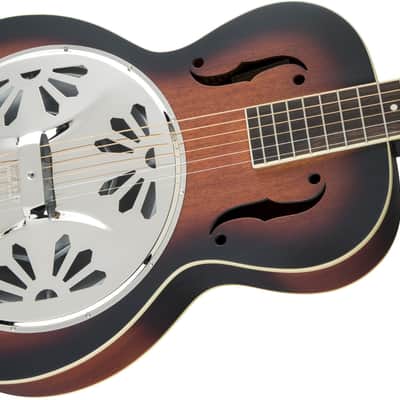 Gretsch G9220 Bobtail Round-Neck A.E., Mahogany Body Spider Cone Resonator Guitar, Fishman Nashville Resonator Pickup, 2-Color Sunburst image 17