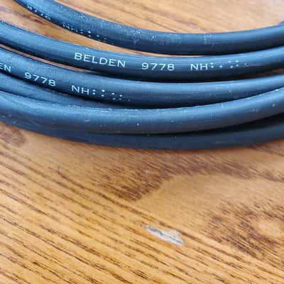 Belden 9778 SILENT Guitar Cable w/ NEUTRIK SilentPLUG 15FT GOLD CONNECTORS image 2