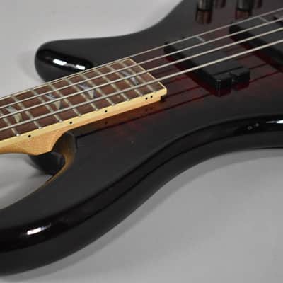 2012 Schecter Diamond Series Stiletto Extreme-4 Bass Black Cherry image 9