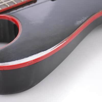 1980's Cort Black & Red Electric Guitar w/ Jackson Style Headstock #43829 image 16