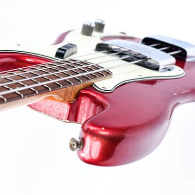 Fender Precision Bass Candy Apple Red 1965 image 11