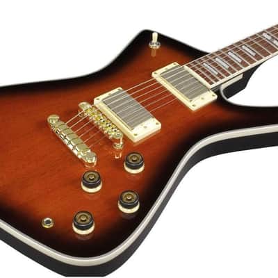 Mint Ibanez Iceman Model # IC420 Electric Guitar - Antique Autumn Burst Finish image 5