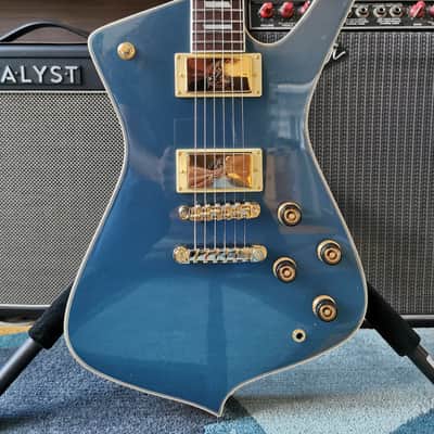 Ibanez IC420-ABM Iceman 2024 - Antique Blue Metallic image 5