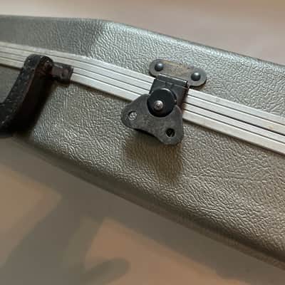 1980's Charvel Jackson Model Series Grey Chainsaw Bass Guitar Case image 17