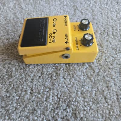 Boss OD-1 Over Drive (Black Label) 1977 - 1985 🚕 Yellow image 2