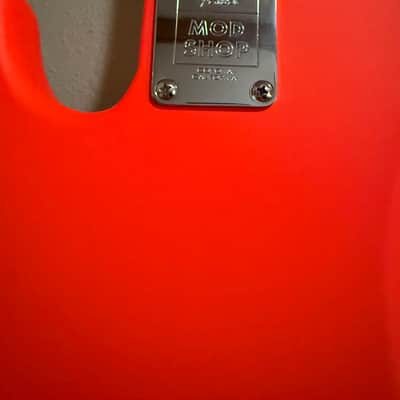 Fender Mod Shop Precision Bass 2026 - Satin Neon Orange image 6
