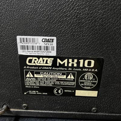 Crate MX10 Black image 5