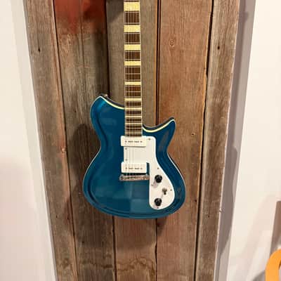 Rivolta Guitars Combinata VII with Rosewood Fretboard 2010s - Adriatic Blue Metallic image 2