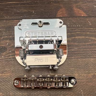 Stetsbar Pro II Tremolo System Stop Tail Fits Chrome image 5