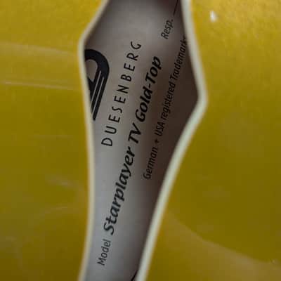 Duesenberg Starplayer TV 2025 - Gold Top image 4