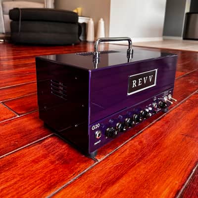 REVV G20 2-Channel 20-Watt Guitar Amp Head with Reactive Load and Virtual Cabinets 2020 - 2021 - Black image 2
