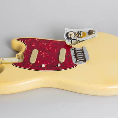 Fender  Duo-Sonic II Solid Body Electric Guitar (1965), ser. #L78307, original tan hard shell case. image 16