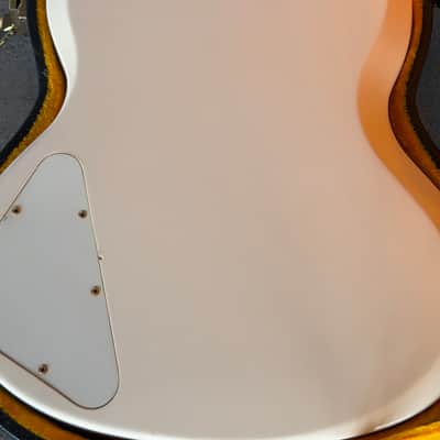 1962 Gibson Les Paul (SG) Custom with Sideways Vibrola White NEAR MINT vintage image 13