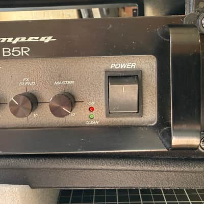 Ampeg B5R Bass Dual-Channel Amp Head +OCTAVE/DIST w Flight Case 1 OWNER USA Made image 12