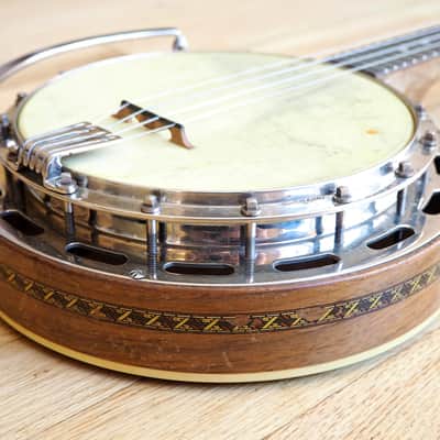 1920s Ludwig Wendell Hall Professional Banjo Ukulele, Vintage Banjolele w/ ohsc image 8