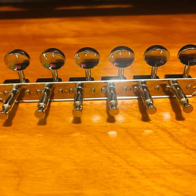 Kluson Deluxe 6 on a plate tuning machine set 00’s - Chrome image 2