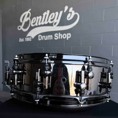 SONOR Artist Series 5x14 Black Chrome Over Steel Snare Drum w/ Black Nickel Hardware (Rm 4) image 4