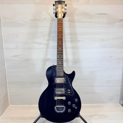 Global Single Cut Electric Guitar Black MIJ Lawsuit Era Style 1970's image 7