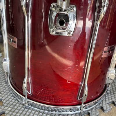 Yamaha 1984 Recording Custom Cherry Drum Set image 11