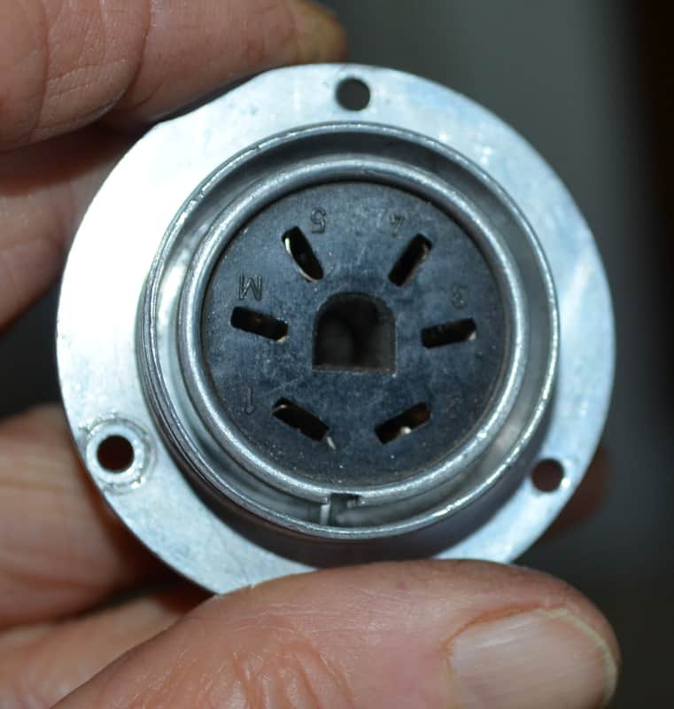 Akg Vintage Original Custom Telefunken Ela M251 Female 6 pin  Connector  50s image 1