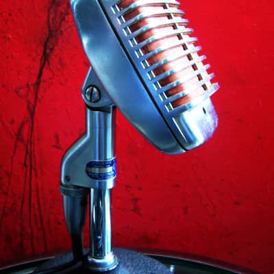 Vintage 1950's Shure 51 dynamic Microphone multi Z w cable image 5