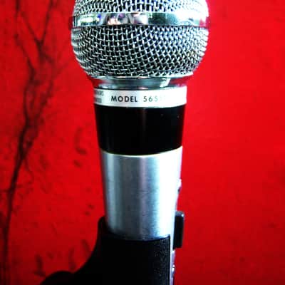 Vintage 1970's Shure 565SD / 565 Switchable Cardioid Dynamic Microphone Low Z w accessories Jimi Hendrix image 11