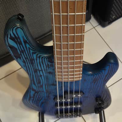 Sandberg California VT5 35" 2026 - Zebra Finish Blueburst Bass Guitar image 5