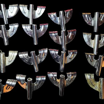 Lot Of Sixteen (16) Japanese Bass Drum Tension Claws Stencil Era Pearl Tama Star image 1