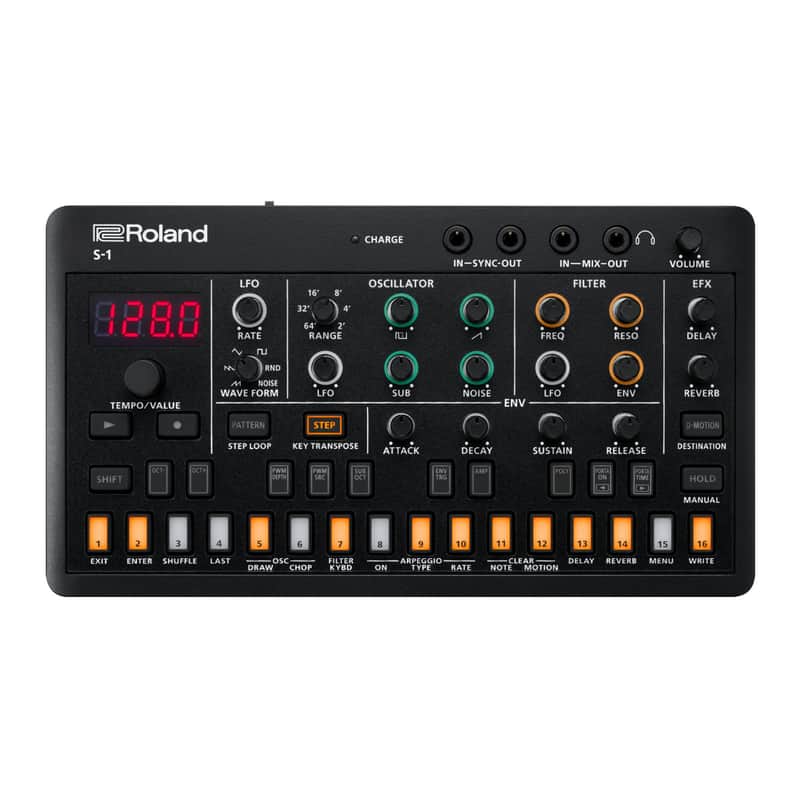 Roland Ultra-Portable Sturdy D-Motion Tweak Synthesizer with 64-Step Sequencer image 1